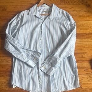 Men's Blue Striped Shirt